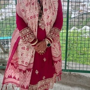 Kurta...Pajma With Dupatta