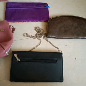 Slingbag And Clutches