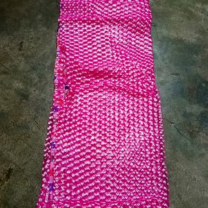 Rose Pink Colour Saree