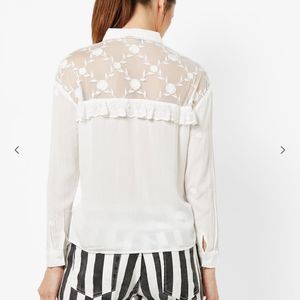 ONLYShirt with Lace Panel