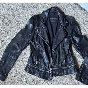 ALL SAINTS Assembly Leather Biker Jacket