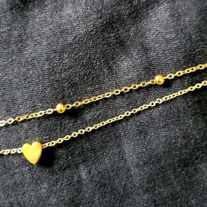 Gold-plated Double Layer Anklet✨️