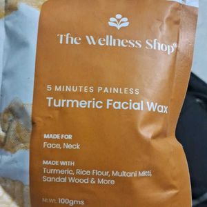 5 Minutes Painless Turmeric Facial Wax