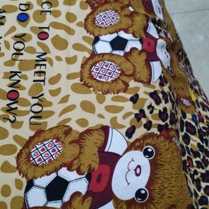 Unused Single Bedsheet Kids Print