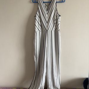 Striped Black And White Jumpsuit From Madame