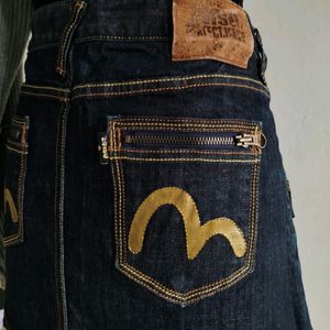 Evisu Rare Vintage Mini Skirt