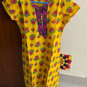 Max Yellow Kurti