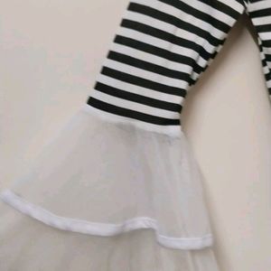 Black And White 2 Piece Dress