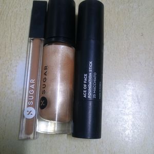 Sugar Combo ( Foundation, Concealer, Highlighter)