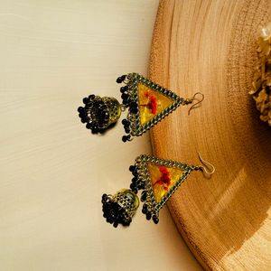 Triangle Resin Jhumka