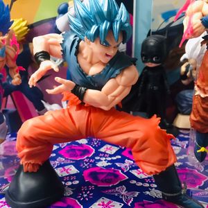 Blue Hair Goku Dbz Action Figure 20 Cm