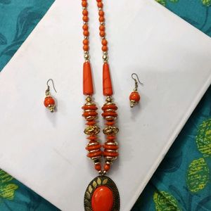 Necklace With Earing