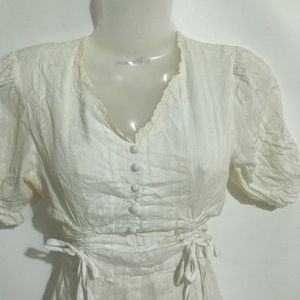 VERY CUTE OFF WHITE FROCK