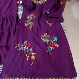 Beautiful  Like New Condition  Kurti Set