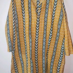 Sambalpuri Print Cotton Kurta