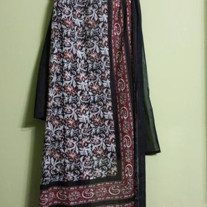 New/Unused A Line Kurti With Pant And Dupatta