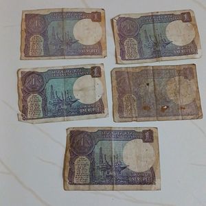 Old One Rupee Notes