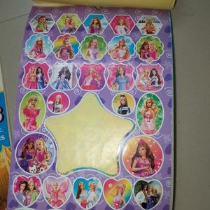 Barbie Stickers.