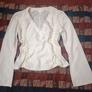 White Colour Top For Ladies