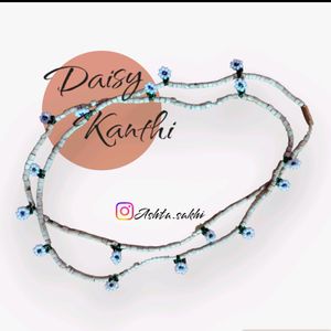 Tulsi Mala With Daisy Flowers