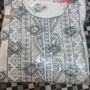 TRUSTED Beautiful  Embroidered Kurti With Bottomwe