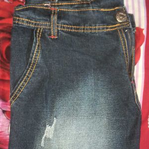 Men Dark Blue Jeans (34) Denim Fabric