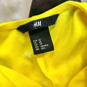 H&M Bright Yellow Dress