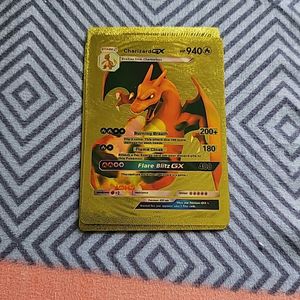 Pokemon Cards 3 Golden Charizards .