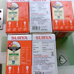 Pack Of 5 Surya Led 10 Watt