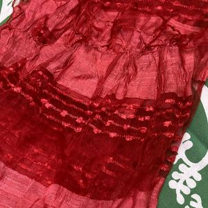 Red Dupatta