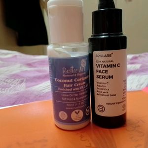 Vitamin C Serum + Hair CReam