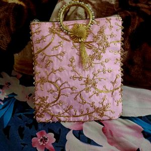 New Banarasi Silk Handbag