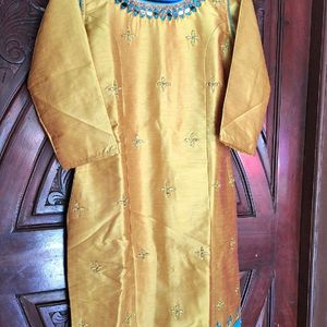 Mustard Color kurta