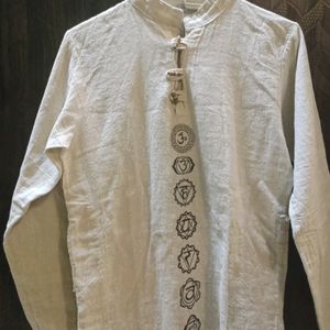 KHHADI TYPE COTTON HALF KURTA