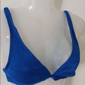 BLUE SHIMMERY BRALETTE