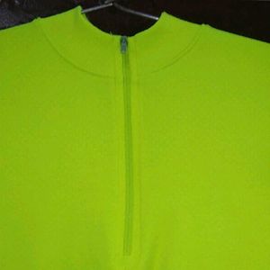 Neon Colored Crop Fitted Top