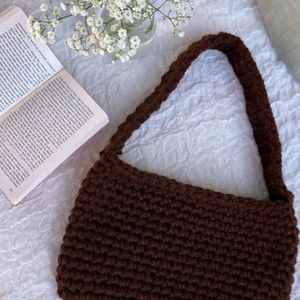 ‼️ SALE ‼️Crochet Plane Brown Bag 🌸