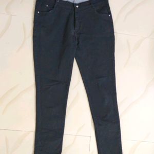 Black Ankle Length Denim Jeans