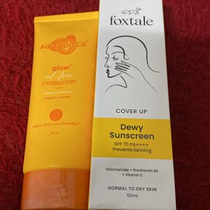 Dewy Sunscreen Oil Free Moisturizer Set