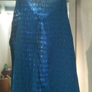 Beautiful Blue Dotted Shrug