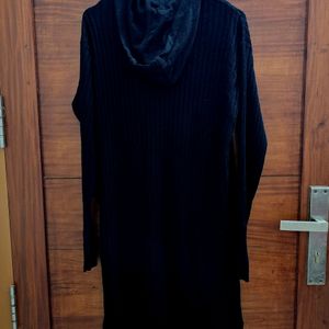 Black Sweatshirt Dress