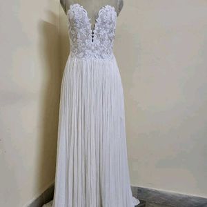 Off White Gown