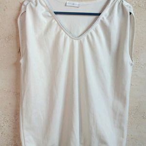 🇫🇷 French Fashion Top Sleeveless White Premium