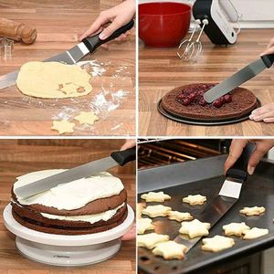 3pcs Cake Spatula Knife Set