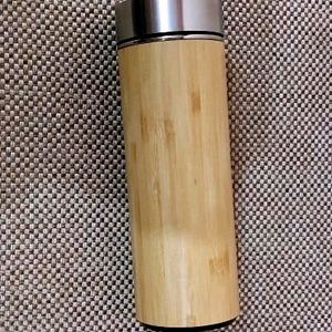 Bamboo Stainless Steel  Flask Water Bottle