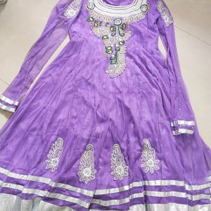 Levender Colour Kurta Set With Dupatta... C