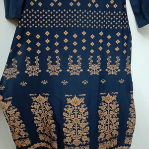 Navy Blue Kurta