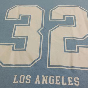 BLUE OVERSIZED TEE NUMBER "32"NEW