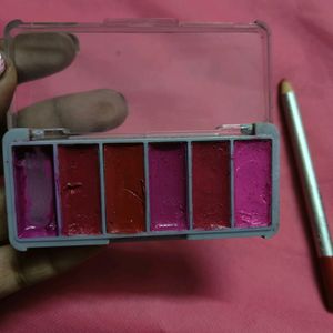 Lipstick Palette And Lipliner