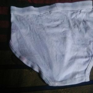 Boy White Brief L Size